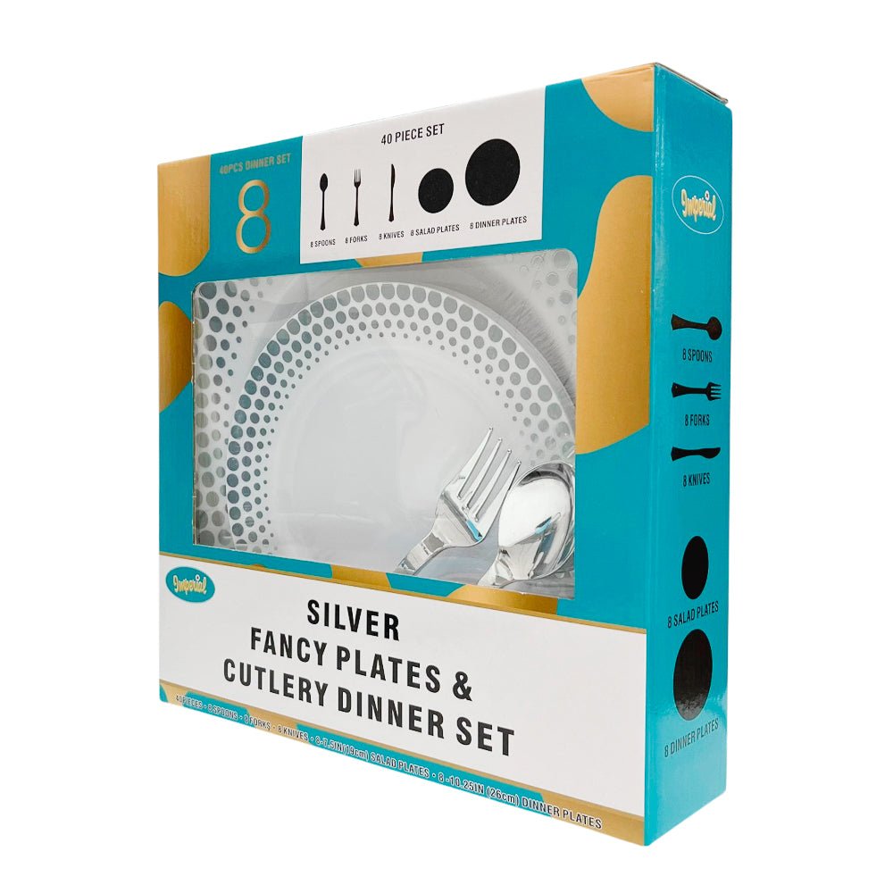 Set de Platos y Cubiertos Great Buy Desechables 40 Piezas - Surtido - Great Buy - Titan.com.pa
