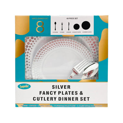 Set de Platos y Cubiertos Great Buy Desechables 40 Piezas - Surtido - Great Buy - Titan.com.pa
