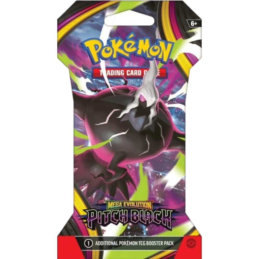 Pokémon ME05 Mega Evol Pitch Black / Sleeved Booster - Pokemon - Titan.com.pa - 196214142756