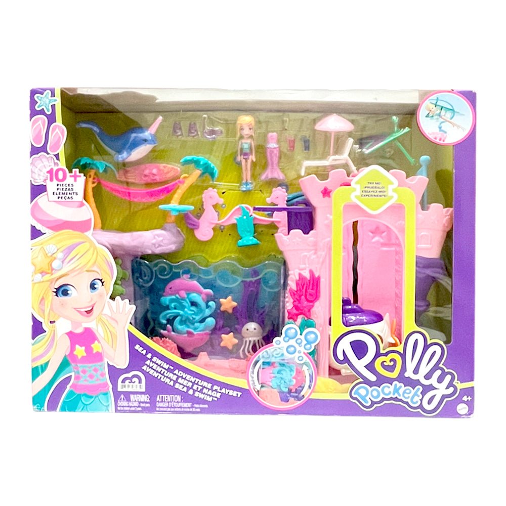 Polly Pocket Mega Aventura de Sirenas / Mattel - Polly Pocket - Titan.com.pa - 887961962659
