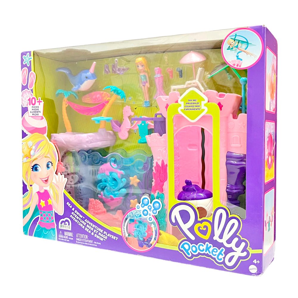 Polly Pocket Mega Aventura de Sirenas / Mattel - Polly Pocket - Titan.com.pa - 887961962659