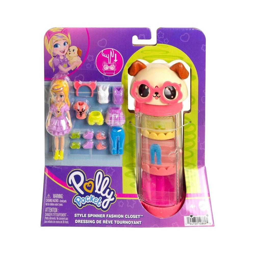 Polly Pocket Style Spinner Fashion Closet / Juego de Accesorios - Surtido - Polly Pocket - Titan.com.pa - 194735108695