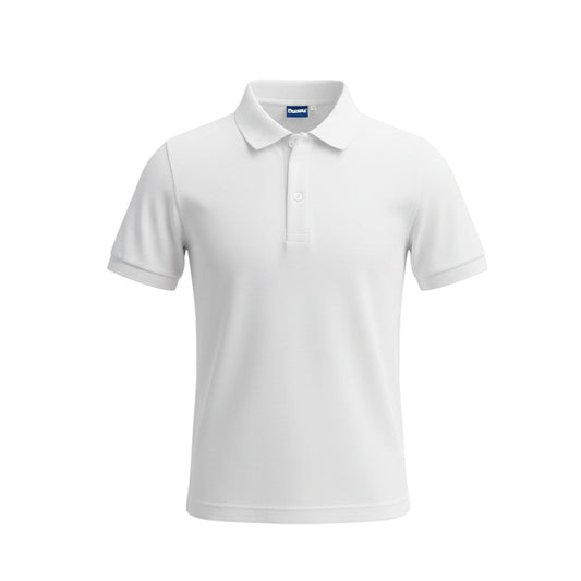 Polo Escolar Durable - Blanco / T - 12 - Durable - Titan.com.pa - 2100001597627