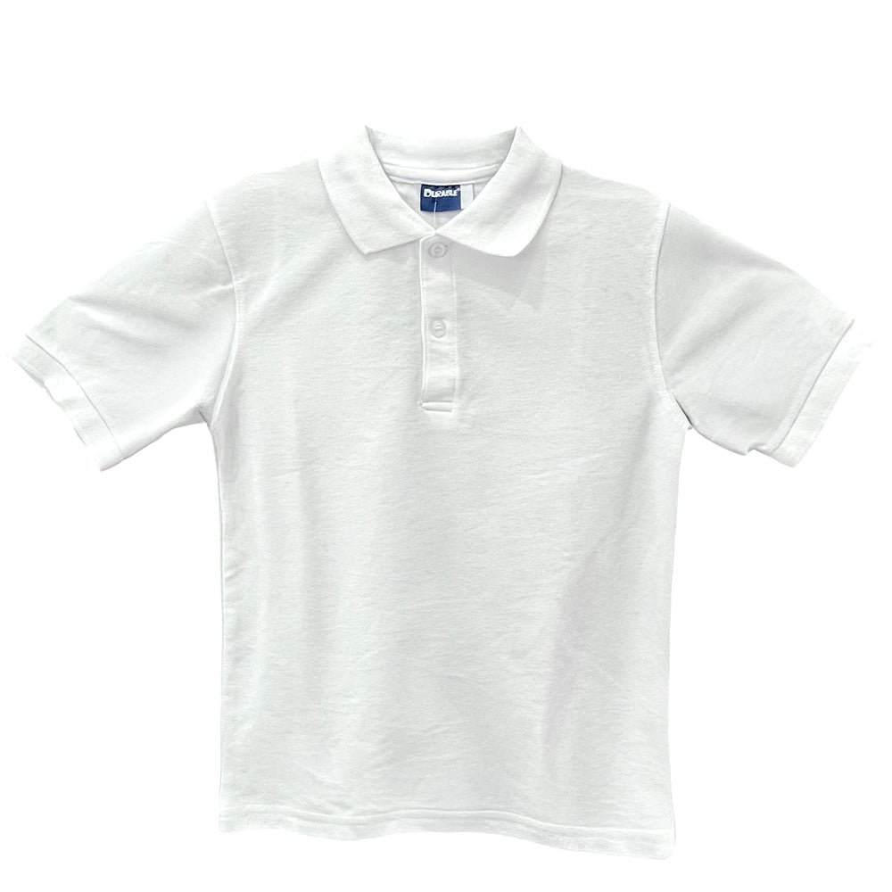 Polo Escolar Durable - Blanco / T - 20 - Durable - Titan.com.pa - 2100001023539