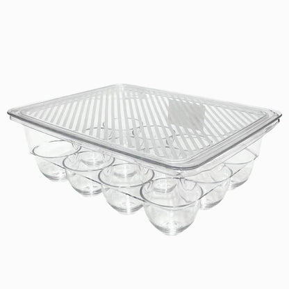 Porta Huevo Acrílico Con Tapa X 12 - Home Elegance - Home Elengace - Titan.com.pa - 2100000050550