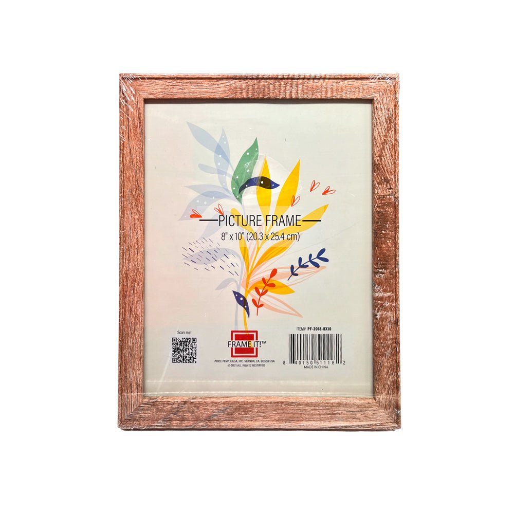 Portarretrato 8"x10" Price Power Marco Plástico Chocolate - PRICE POWER - Titan.com.pa - 840150511182