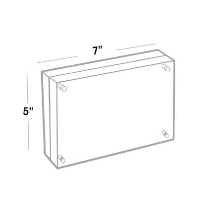 Portarretrato Acrílico Con Iman 5X7Plg Transparente - Home Elengace - Titan.com.pa - 2100000544295