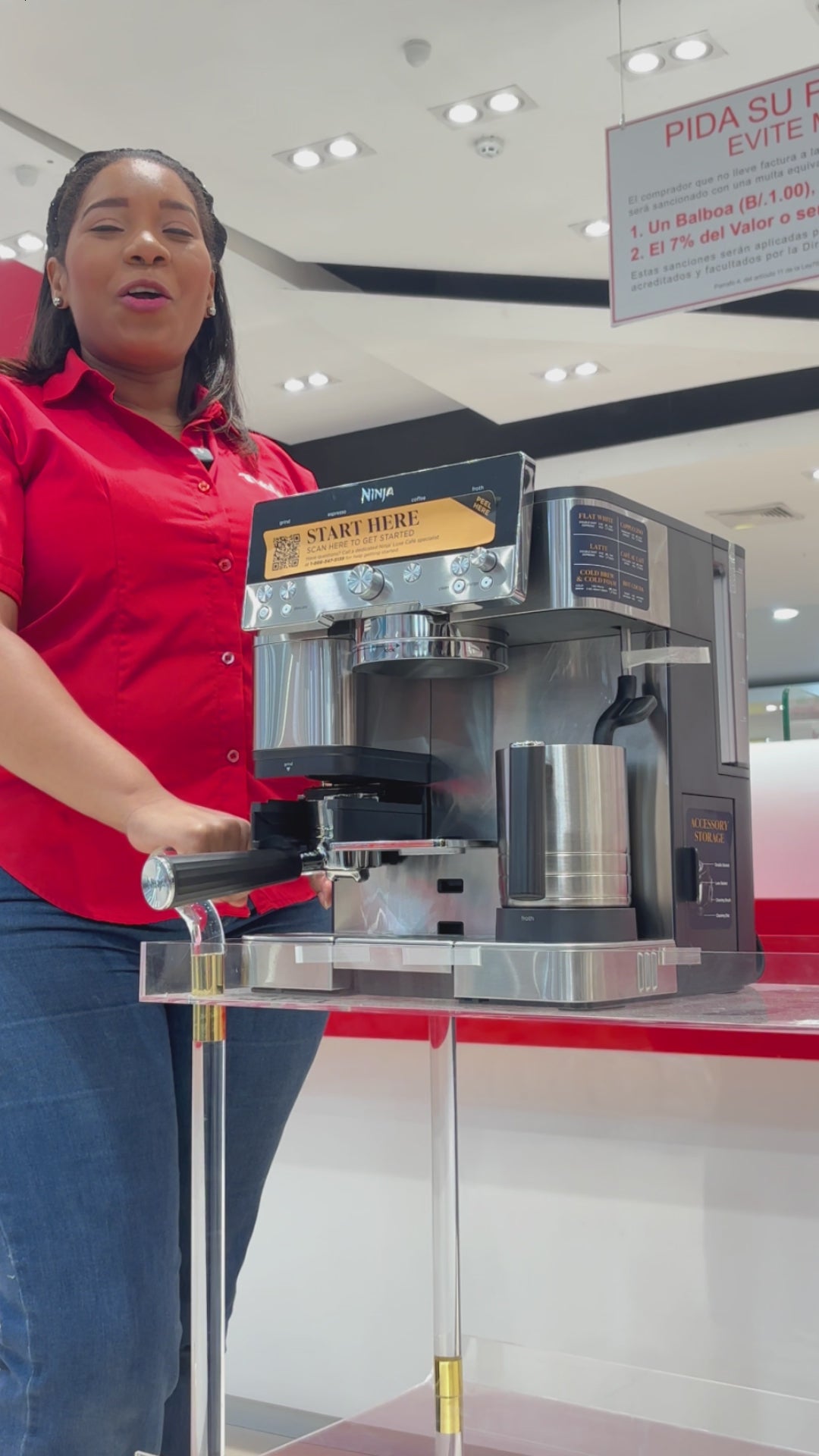 Máquina de Café Expresso Ninja Luxe Café | Titan.com.pa