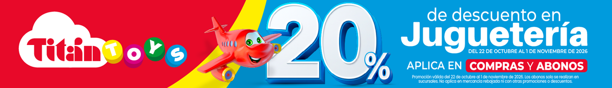 TitánToys al 20% de Descuento