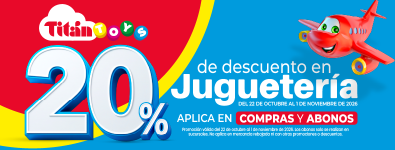 TitánToys al 20% de Descuento