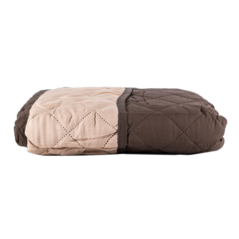 Protector de Sofá Kashi Home Reversible 1 Puestos - Chocolate