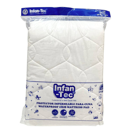 Protector Impermeable Infan-Tec para Cuna Bebé - 27" x 52" - Infan-Tec - Titan.com.pa - 7453079425411