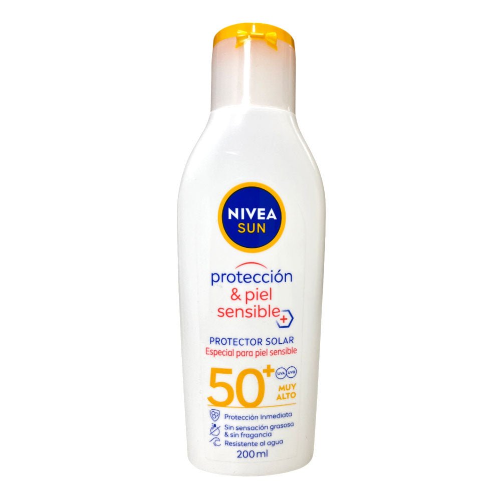 Protector Solar Protección & Piel Sensible Nivea FPS - 50 200 ML - Nivea - Titan.com.pa - 4005900259974