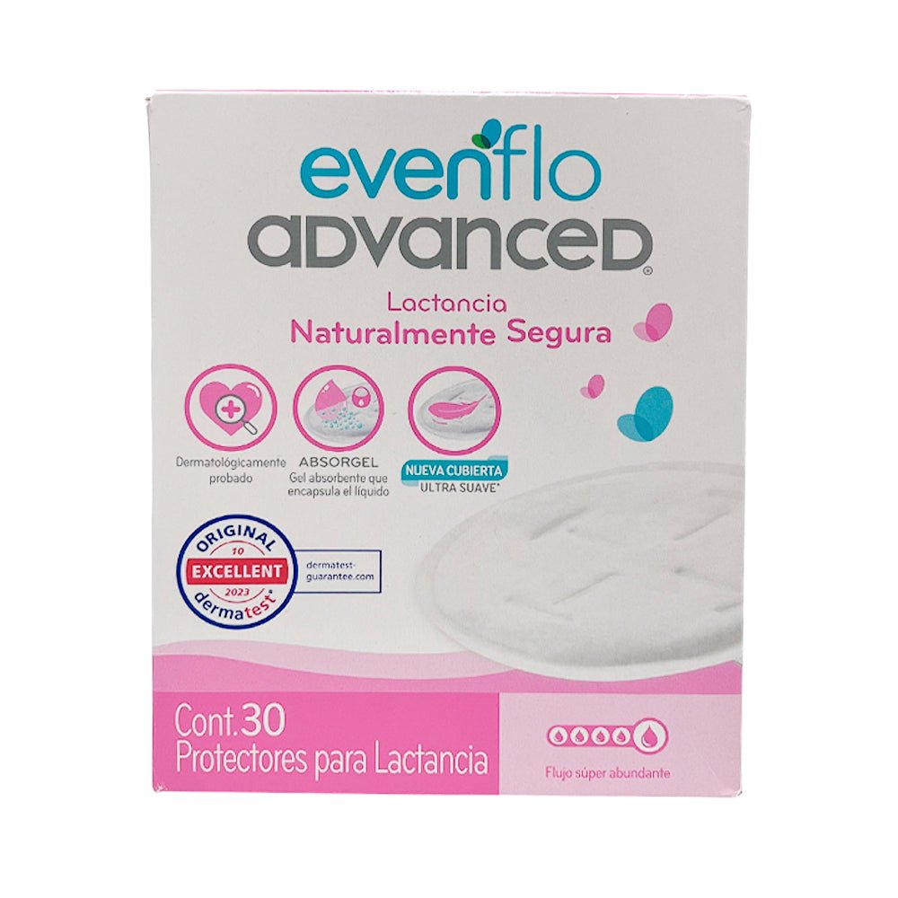 Protectores de Lactancia Evenflo / 30 Piezas / Desechables - Evenflo - Titan.com.pa - 7501027560162