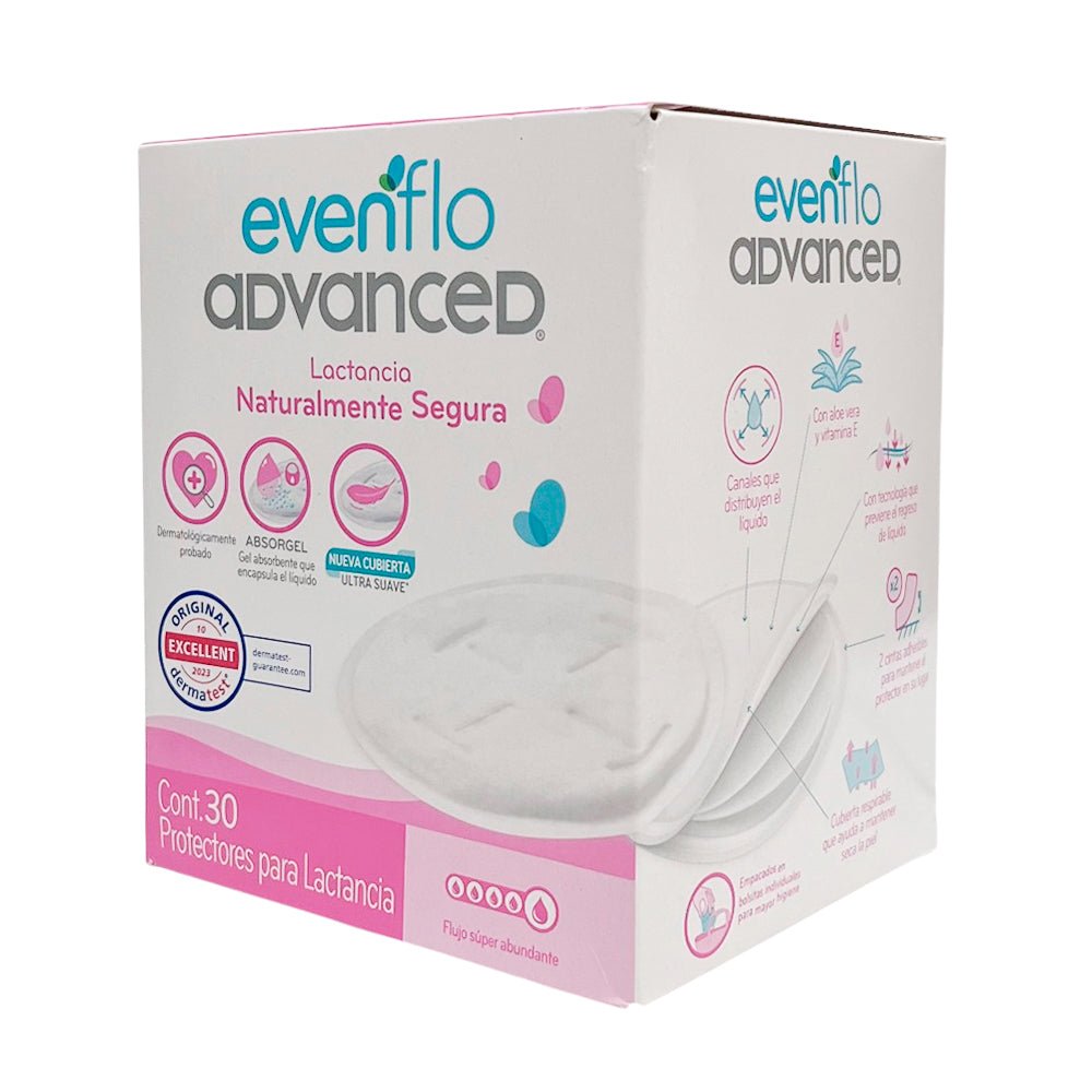 Protectores de Lactancia Evenflo / 30 Piezas / Desechables - Evenflo - Titan.com.pa - 7501027560162