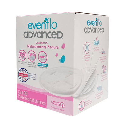 Protectores de Lactancia Evenflo / 30 Piezas / Desechables - Evenflo - Titan.com.pa - 7501027560162