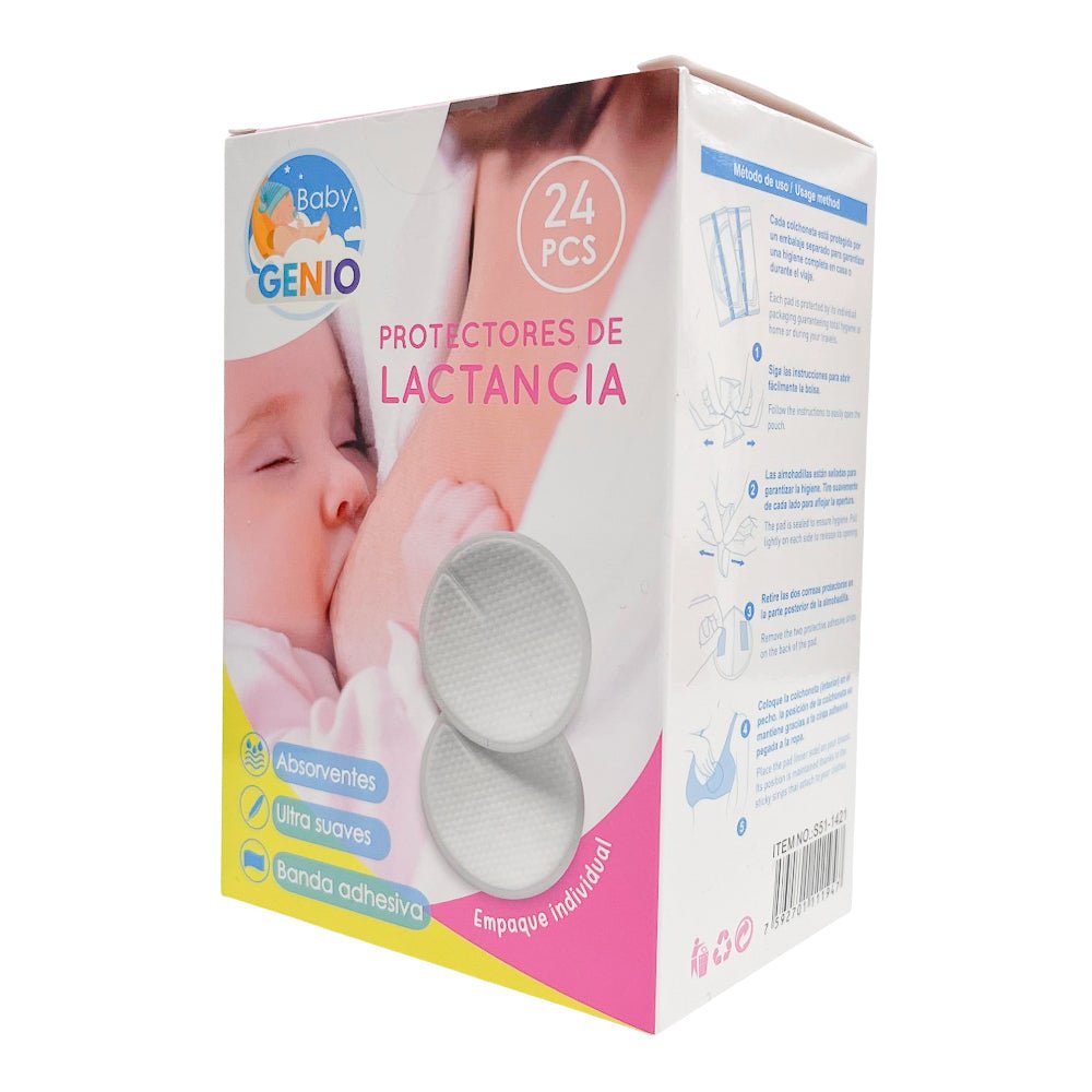 Protectores de Lactancia Genio Baby / 24 Piezas - Genio Baby - Titan.com.pa - 7592701111947