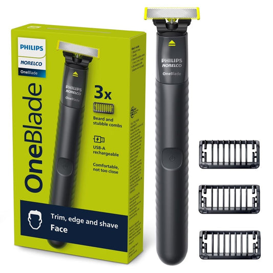 Recortadora Facial Philips OneBlade – Recorta, Perfila y Afeita - Philips - Titan.com.pa - 075020106377