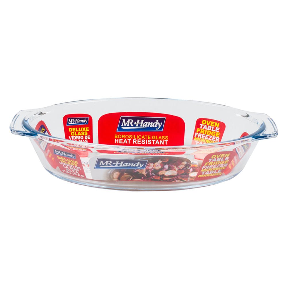 Refractario Mr-Handy Rectangular de Vidrio 0.7 L
