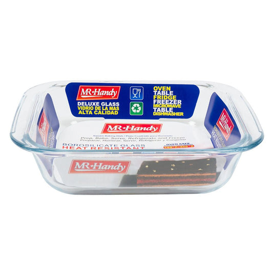 Refractario Mr-Handy Rectangular de Vidrio 0.85 L