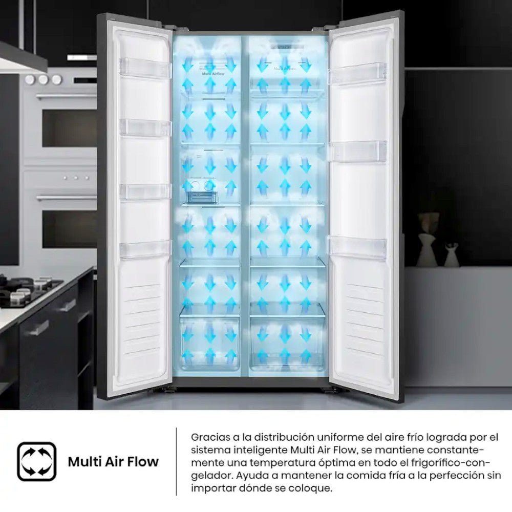 Refrigerador Hisense 16 Pies Cúbicos / Inverter/ SBS / No Frost - Hisense - Titan.com.pa - 6921727092373