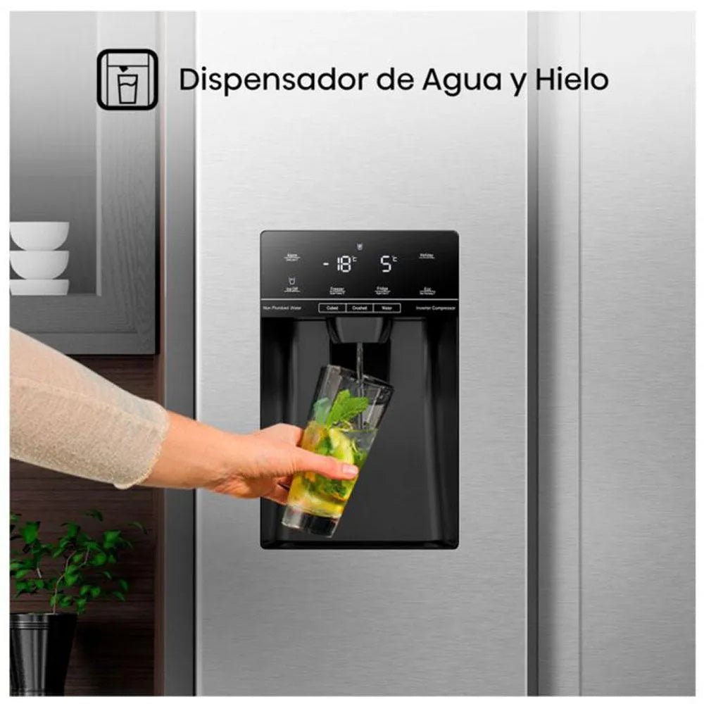 Refrigerador Hisense 19.5 Pies Cúbicos / Inverter/ SBS / Con Dispensador - Hisense - Titan.com.pa - 6921727063151