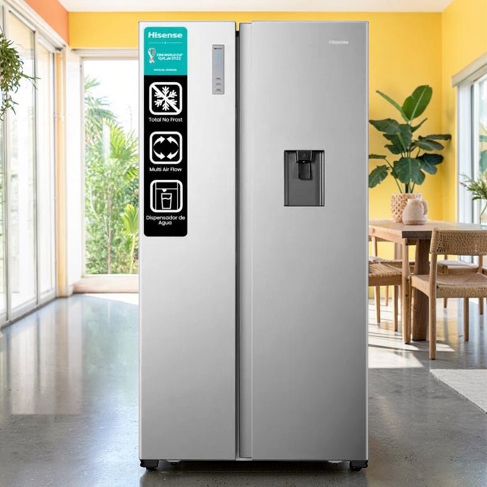 Refrigeradora Hisense 18.3 Pies Cúbicos Side by Side / Con Dispensador de Agua / Inverter - Hisense - Titan.com.pa - 6921727066367