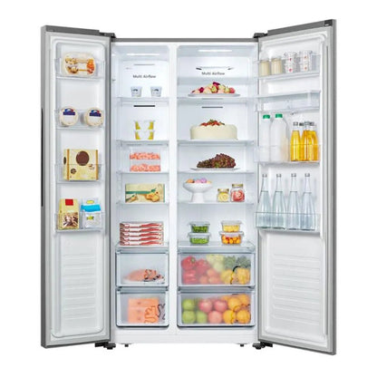 Refrigeradora Hisense 18.3 Pies Cúbicos Side by Side / Con Dispensador de Agua / Inverter - Hisense - Titan.com.pa - 6921727066367
