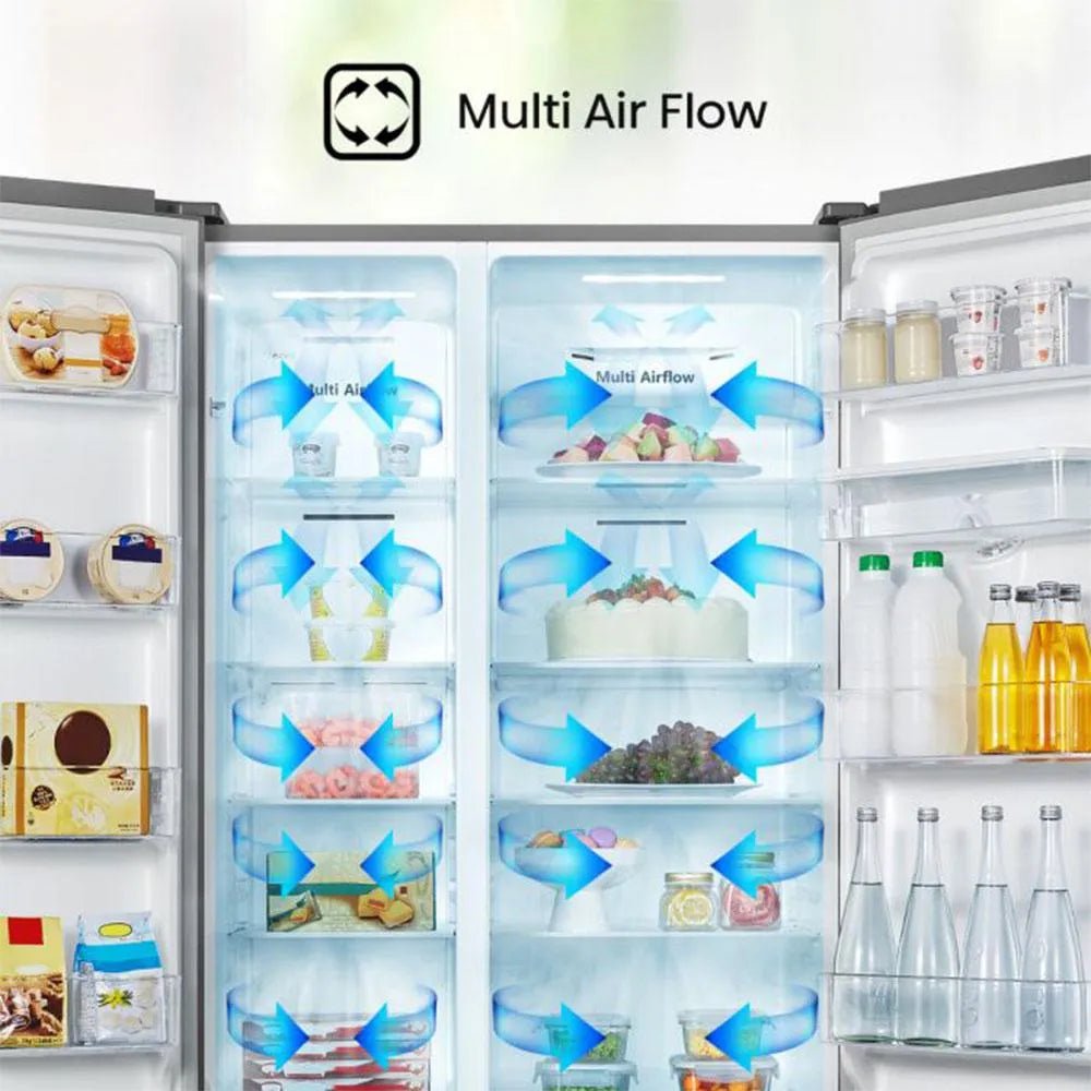 Refrigeradora Hisense 18.3 Pies Cúbicos Side by Side / Con Dispensador de Agua / Inverter - Hisense - Titan.com.pa - 6921727066367