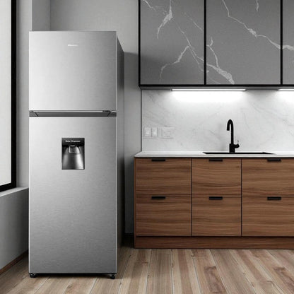 Refrigeradora Top Mount 8.8 p³ / No Frost / Con Dispensador - Hisense - Titan.com.pa - 6921727068446