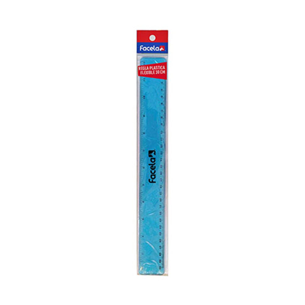Regla Facela Flexible de 30 cm - Surtido