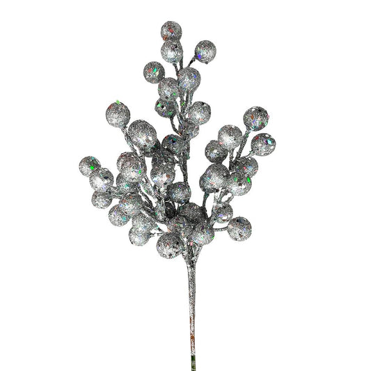 Relleno De Árbol 28 CM Plateado - Montefiori Christmas