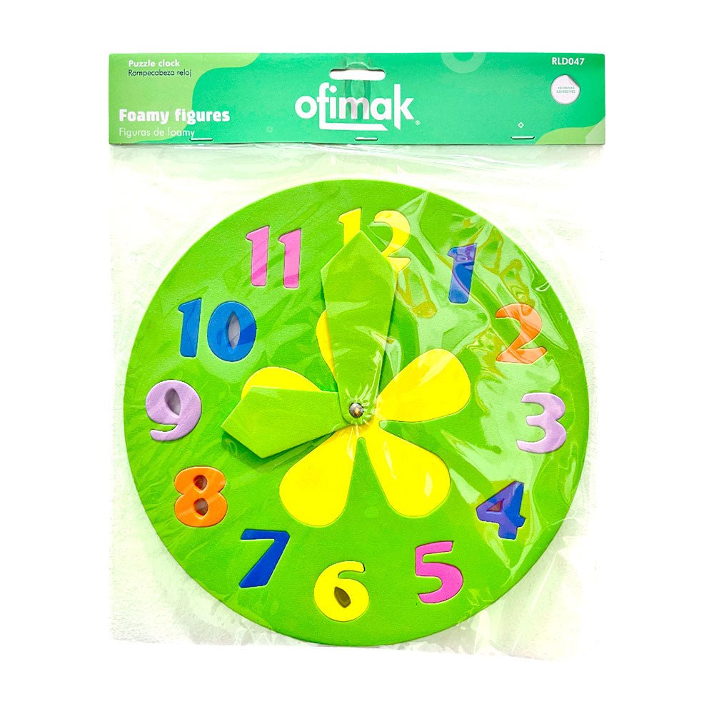 Reloj de Foami Ofimak / Interactivo/Surtido - Ofimak - Titan.com.pa - 785571629521