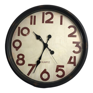 Reloj Plástico Decorativo Home Elegance 19''