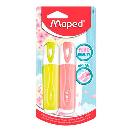 Resaltadores Maped Pastel 2 Piezas - Surtido