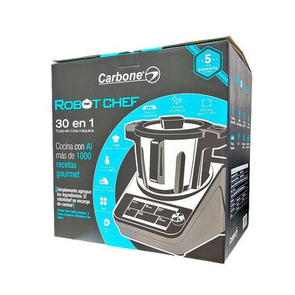 Robot de Cocina Inteligente Carbone 3 Litros / Robot Chef 30 en 1 - Carbone - Titan.com.pa - 7435181349625