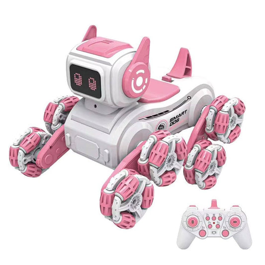 Robot Perro R/C Rosa Control Remoto