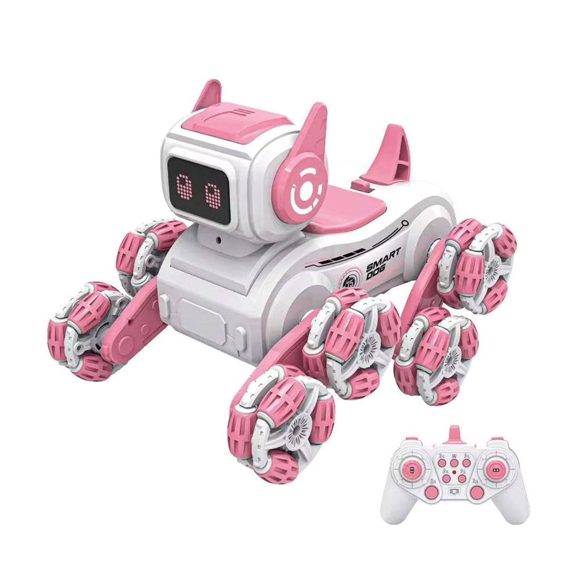 Robot Perro Control Remoto Rosa Top True - TOP TRUE - 11152807
