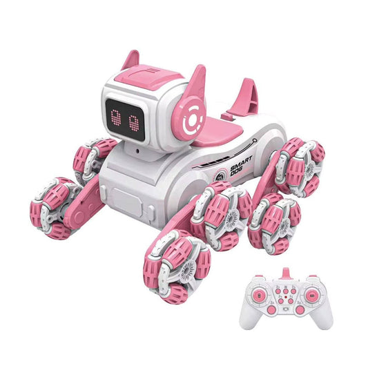 Robot Perro Control Remoto Rosa Top True - TOP TRUE - 11152807