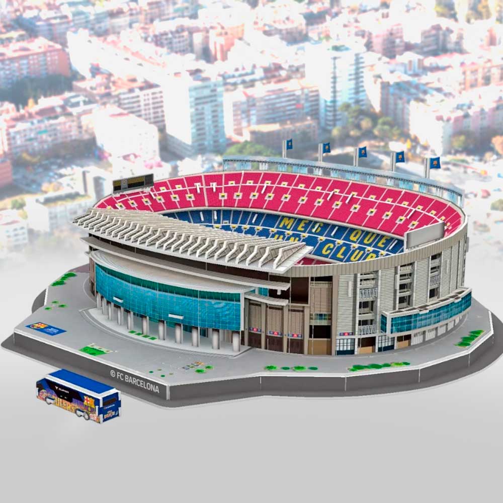 Rompecabeza 3D Estadio Spotify Camp Nou - Banbo Toys - Titan.com.pa - 8436573616423