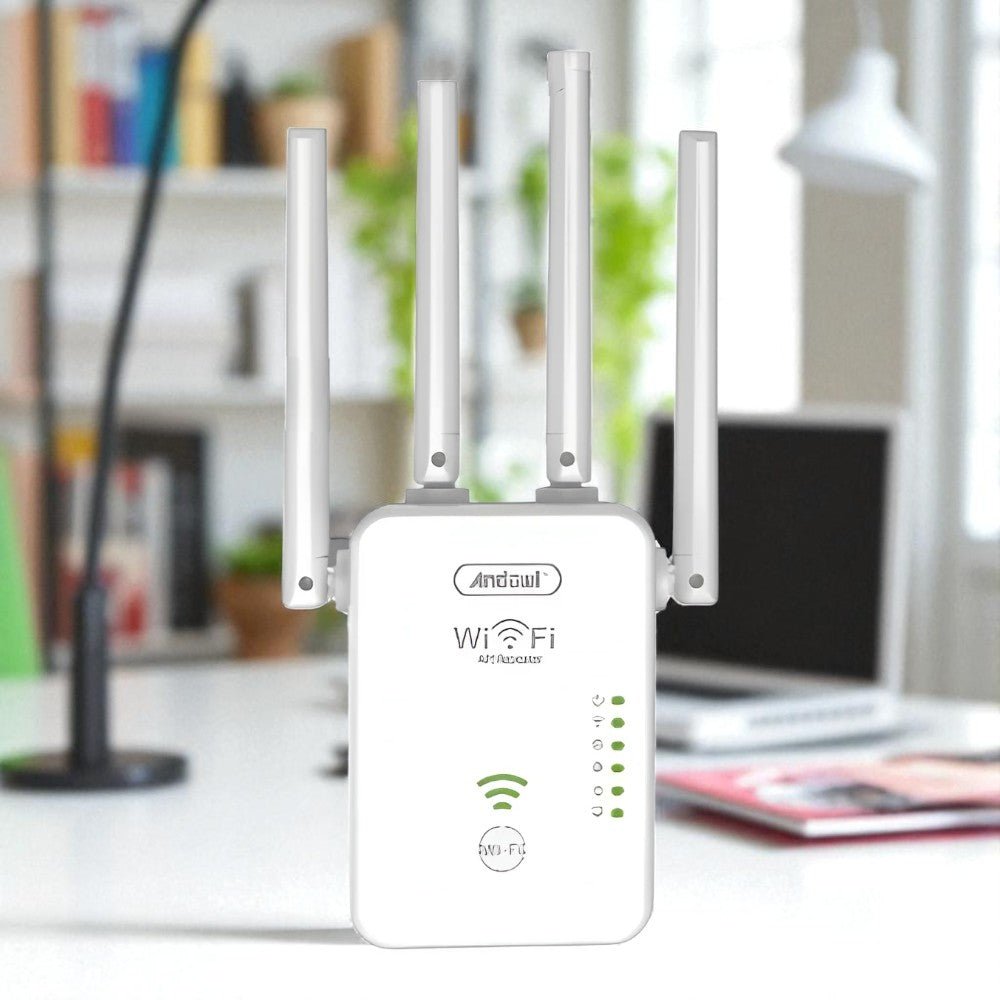 Router WiFi Q - A240 / 900Mbps 2.4GHz / Conexión Estable y Rápida - Home Elegance - Titan.com.pa - 8054070516406