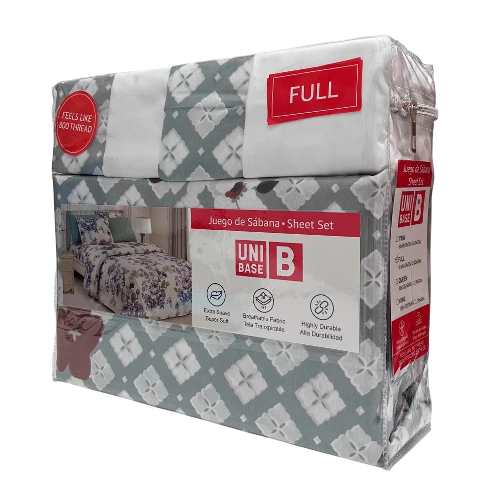 Sábana Estampada Full Unibase / Set 6 Piezas / Surtida - Unibase - Titan.com.pa - 2100001144012
