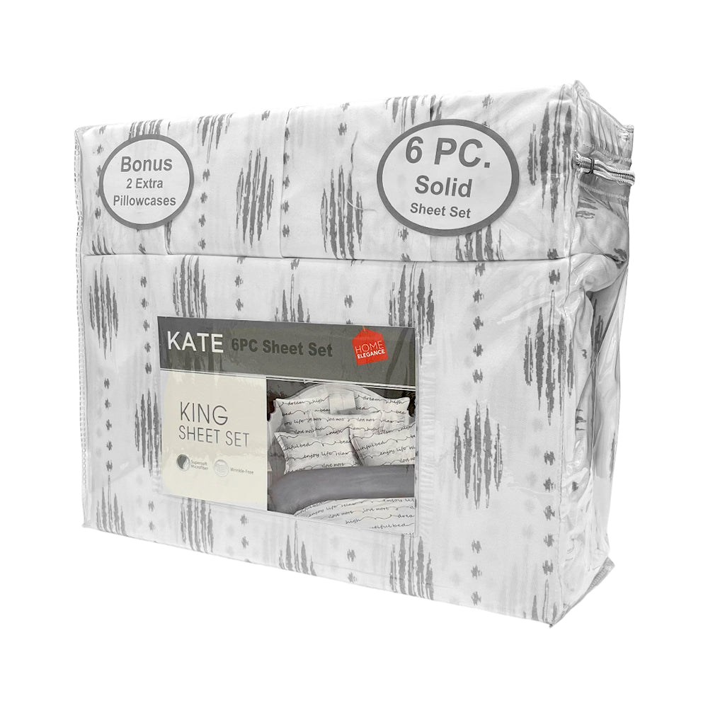 Sábana Estampada King / Home Elegance / 6 Piezas / Surtido - Home Elegance - Titan.com.pa - 2100000787302