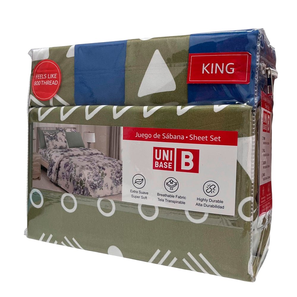 Sábana Estampada King Unibase / Set 6 Piezas / Surtida - Unibase - Titan.com.pa - 2100001984588