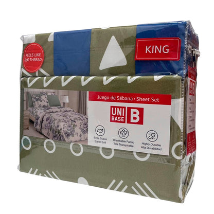 Sábana Estampada King Unibase / Set 6 Piezas / Surtida - Unibase - Titan.com.pa - 2100001984588