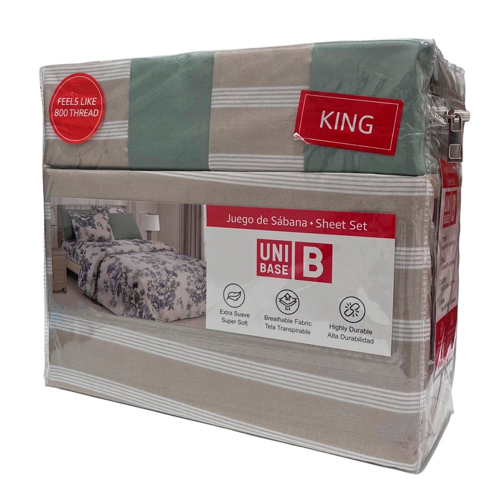 Sábana Estampada King Unibase / Set 6 Piezas / Surtida - Unibase - Titan.com.pa - 2100001984588