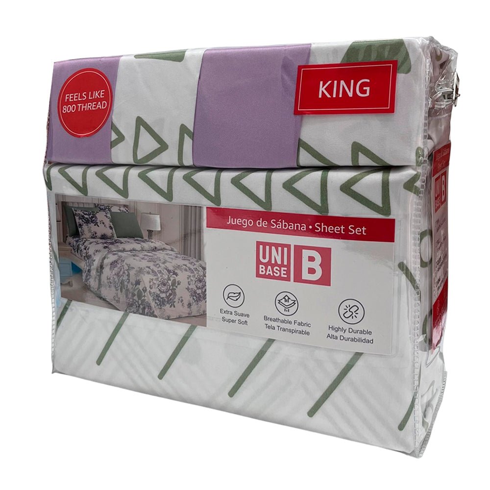 Sábana Estampada King Unibase / Set 6 Piezas / Surtida - Unibase - Titan.com.pa - 2100001984588