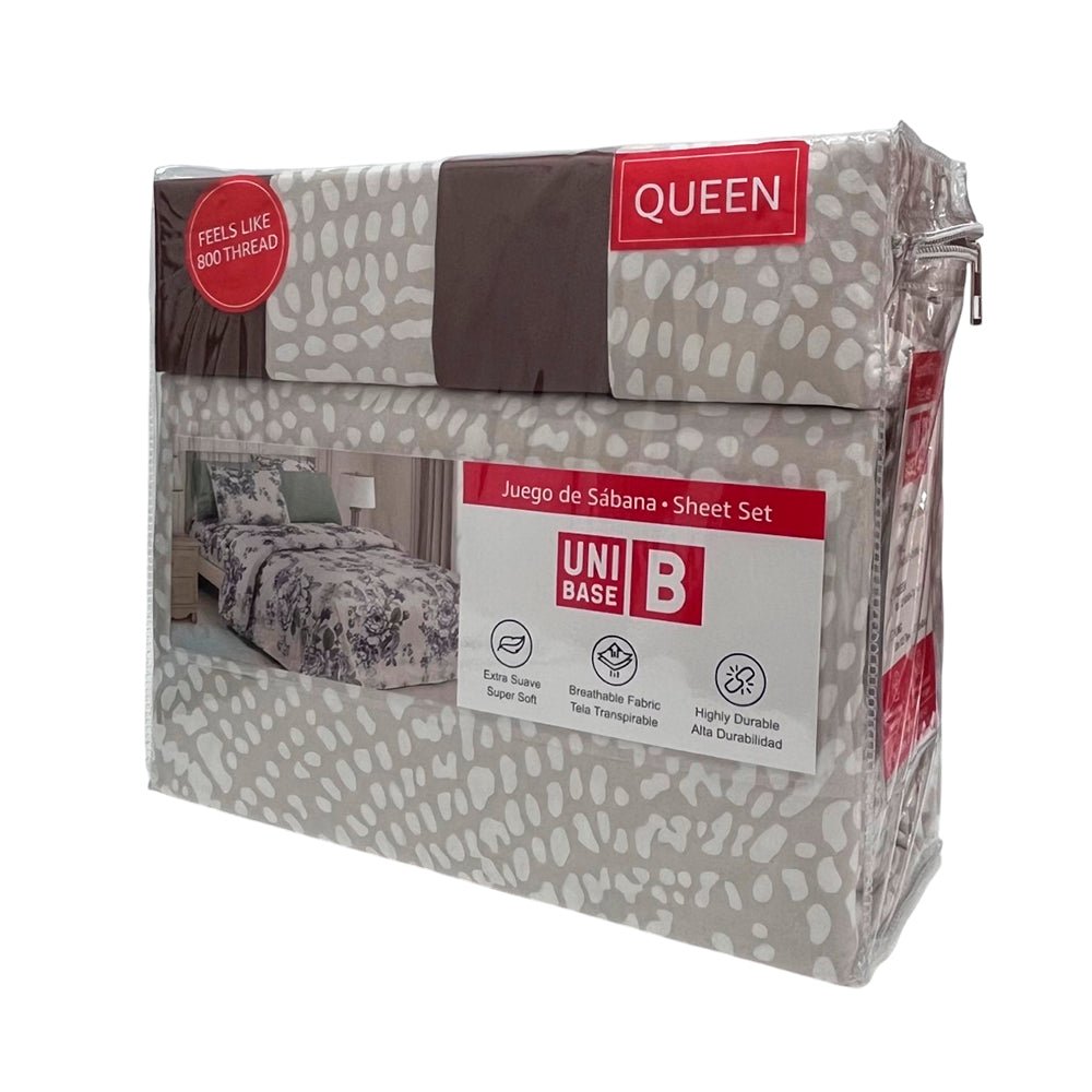 Sábana Estampada Queen Unibase / Set 6 Piezas / Surtida - Unibase - Titan.com.pa - 2100001264147