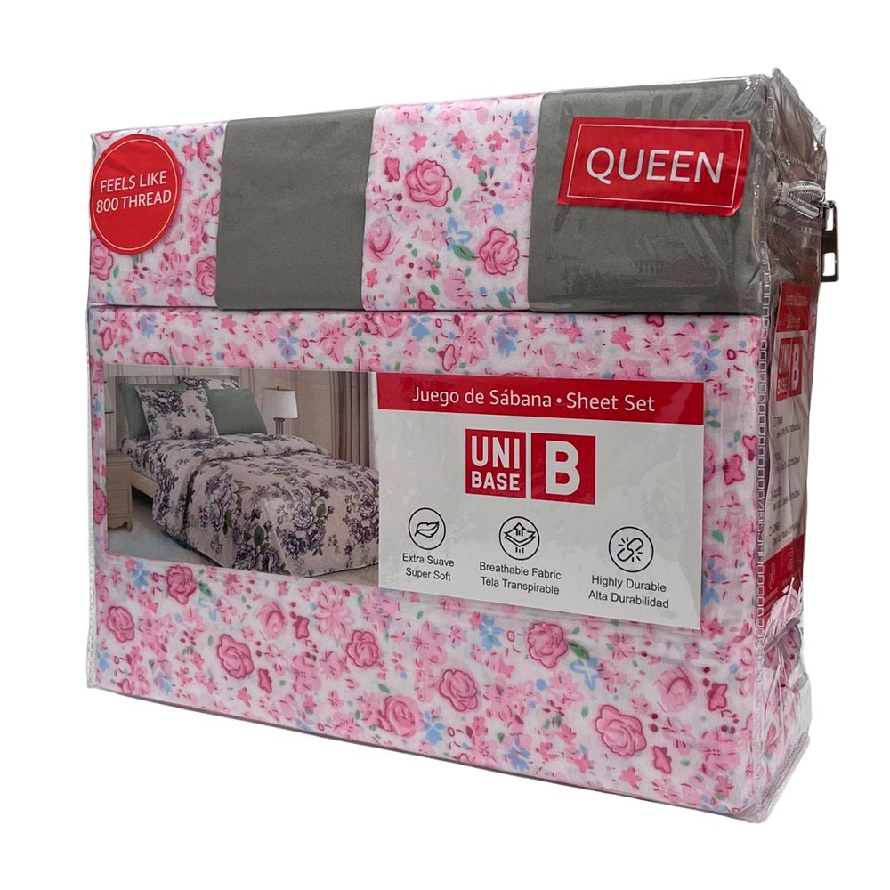 Sábana Estampada Queen Unibase / Set 6 Piezas / Surtida - Unibase - Titan.com.pa - 2100001264147