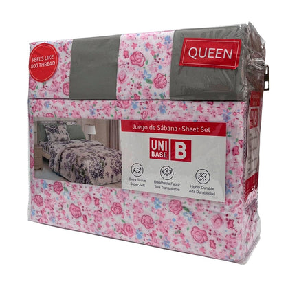 Sábana Estampada Queen Unibase / Set 6 Piezas / Surtida - Unibase - Titan.com.pa - 2100001264147